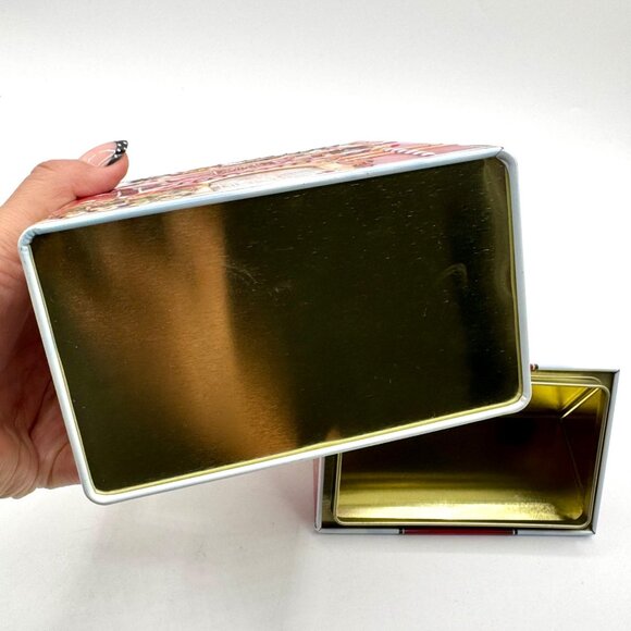 Harry London Christmas North Pole Station 3D Tin Canister Empty - Picture 8 of 10